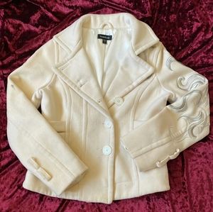 Bebe Jacket with Silver Swirls